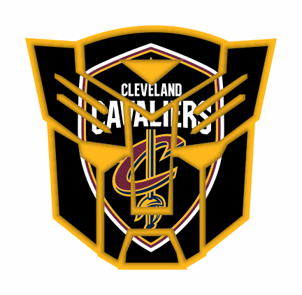 Autobots Cleveland Cavaliers logo vinyl decal